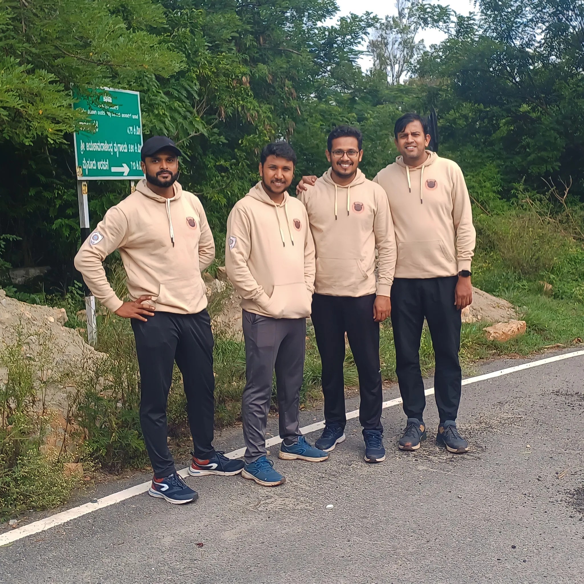 Sunday routine with friends at Chamundi Hills